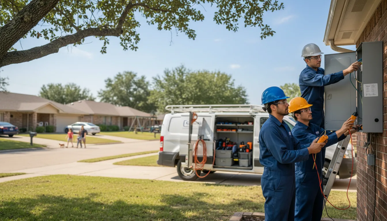 Certified electrician providing emergency electrical services in Mcgee, MO